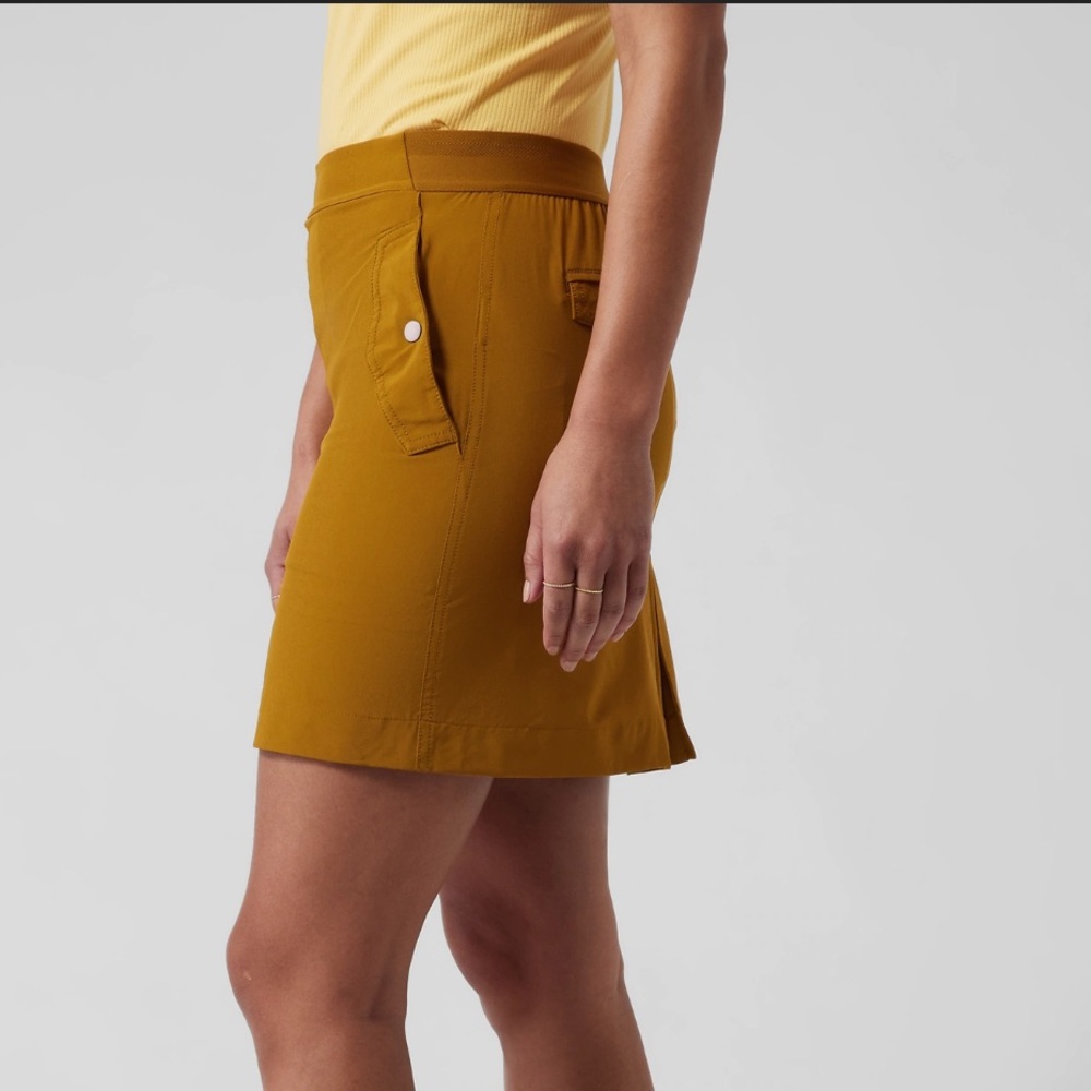 Athleta Vienna Gold Cargo Skort